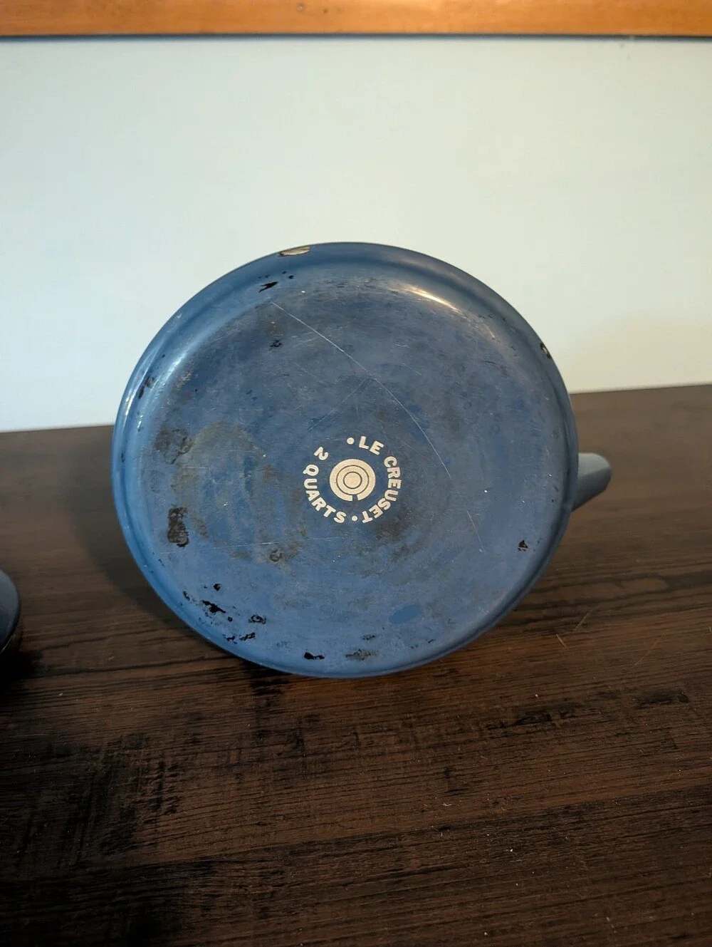 Le Creuset Blue Stovetop Kettle with Black Handle